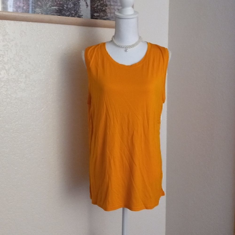 Orange/Pink  59 SPLITS-FIFTY-NINE cap sleeve blouse